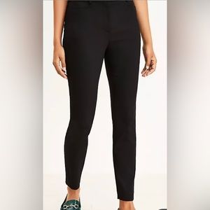 LOFT High Waist Skinny Pants, Size 8, Black